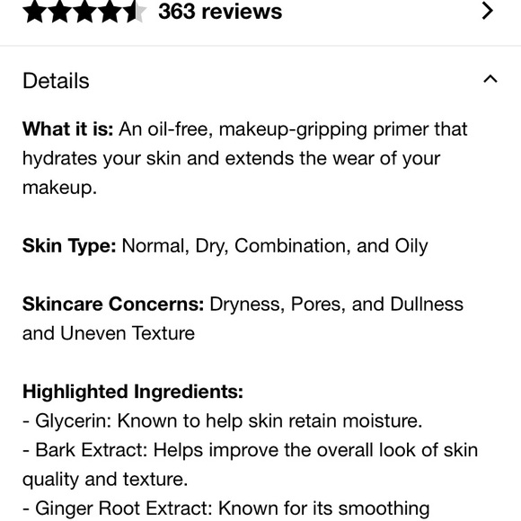 It cosmetics your skin but better primer - Picture 4 of 8